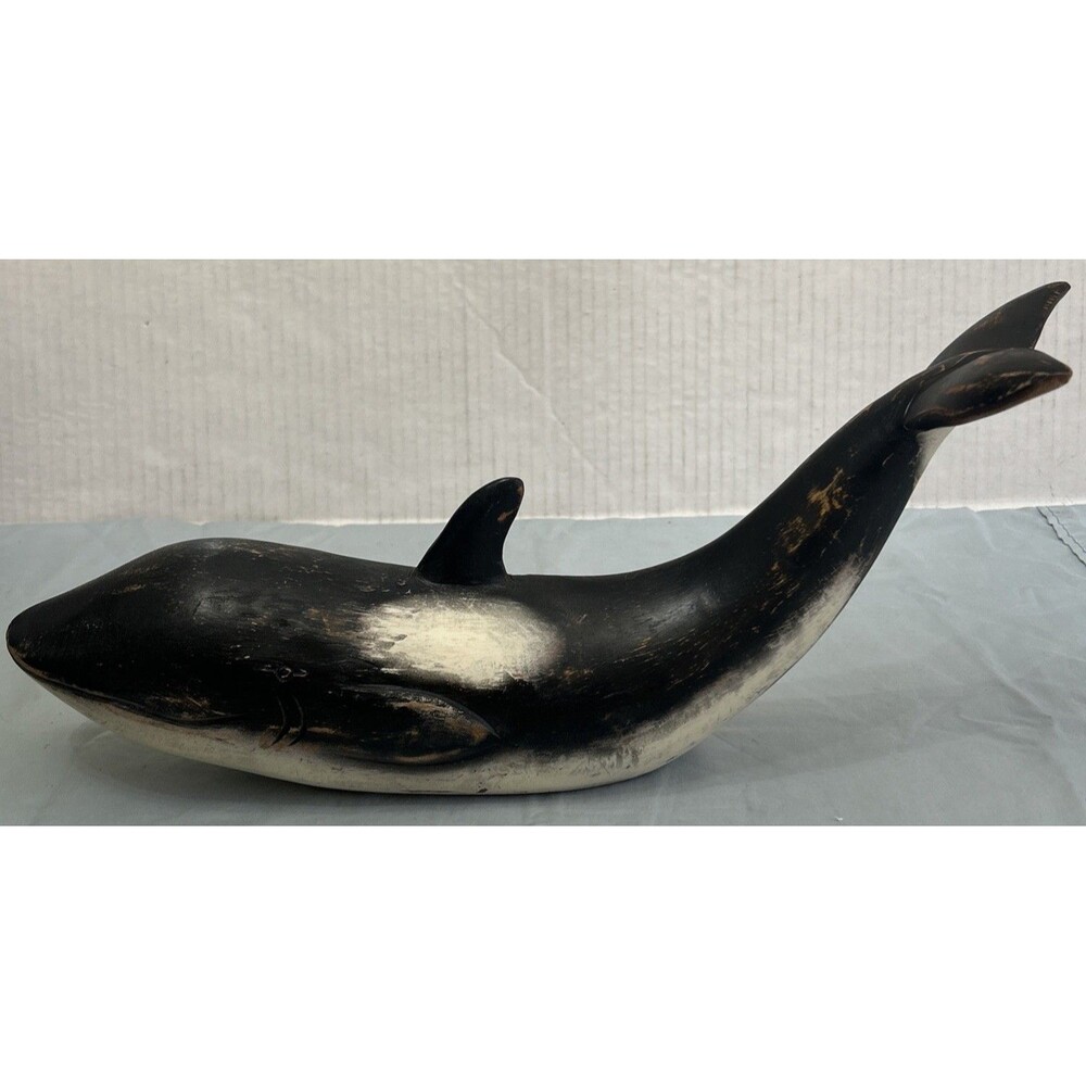 Wooden Sculpture Of An Orca Whale